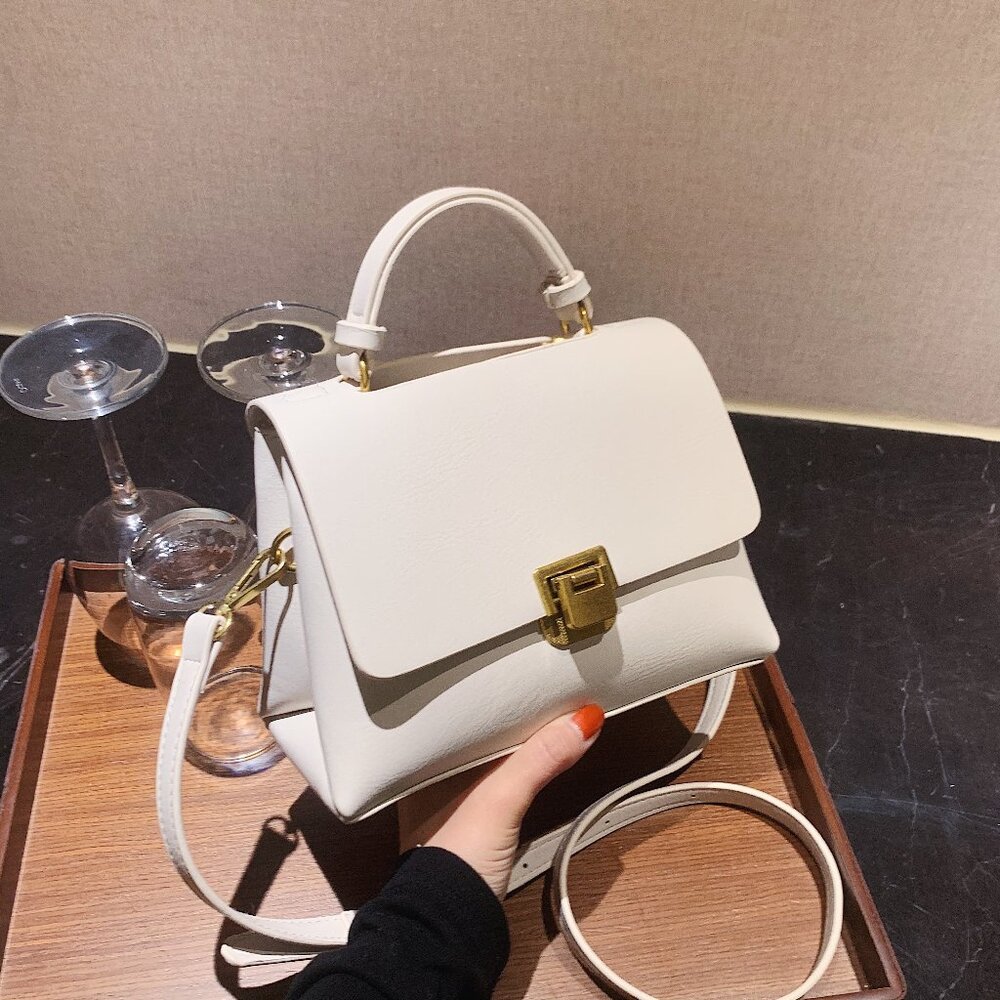 Minimalist Rectangular Top Handle Bag